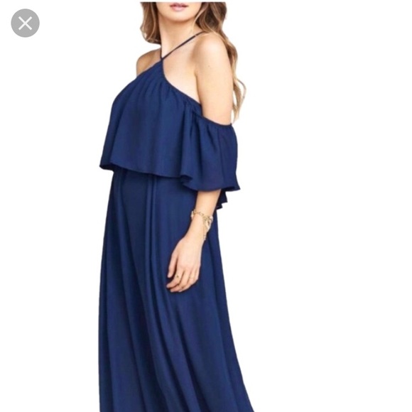 NWT Show me your mumu Rebecca ruffle maxi dress - Picture 2 of 3